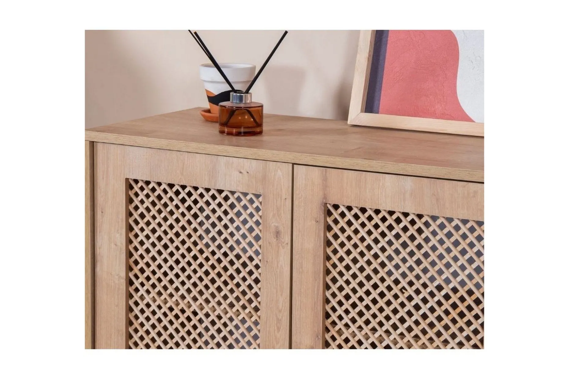 Sideboard Velin Vit / Ek