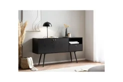 Sideboard Wohnling Melaminbelagd MDF 140 cm med 2 dörrar 1 låda Modern