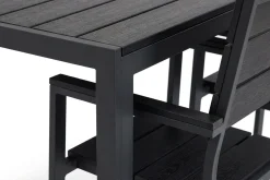 Siri Matgrupp utomhus 150 cm med 4 Tunis Aintwood Stolar