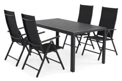 Siri Matgrupp utomhus 150 cm med 4 Maggie Vadderad Fällbar Positionsstol
