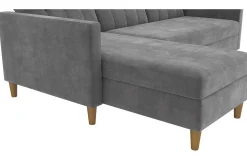 3-sits Divanbäddsoffa Hartford Grå