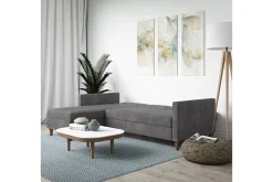 3-sits Divanbäddsoffa Hartford Grå