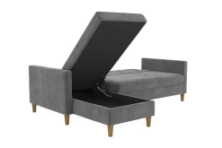 3-sits Divanbäddsoffa Hartford Grå