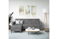 3-sits Divanbäddsoffa Hartford Grå