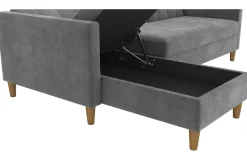 3-sits Divanbäddsoffa Hartford Grå