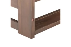 2-sitssoffa Trani Mörkt trä/grått/beige
