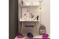 Skaberg Skrivbord 90 cm med Förvaring Vägghylla