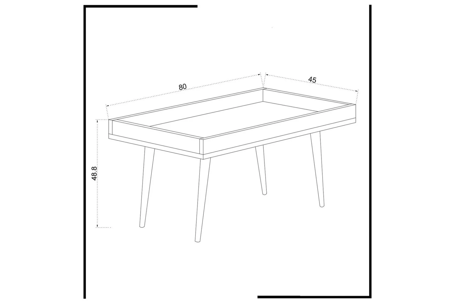 Skaberg Soffbord 80 cm