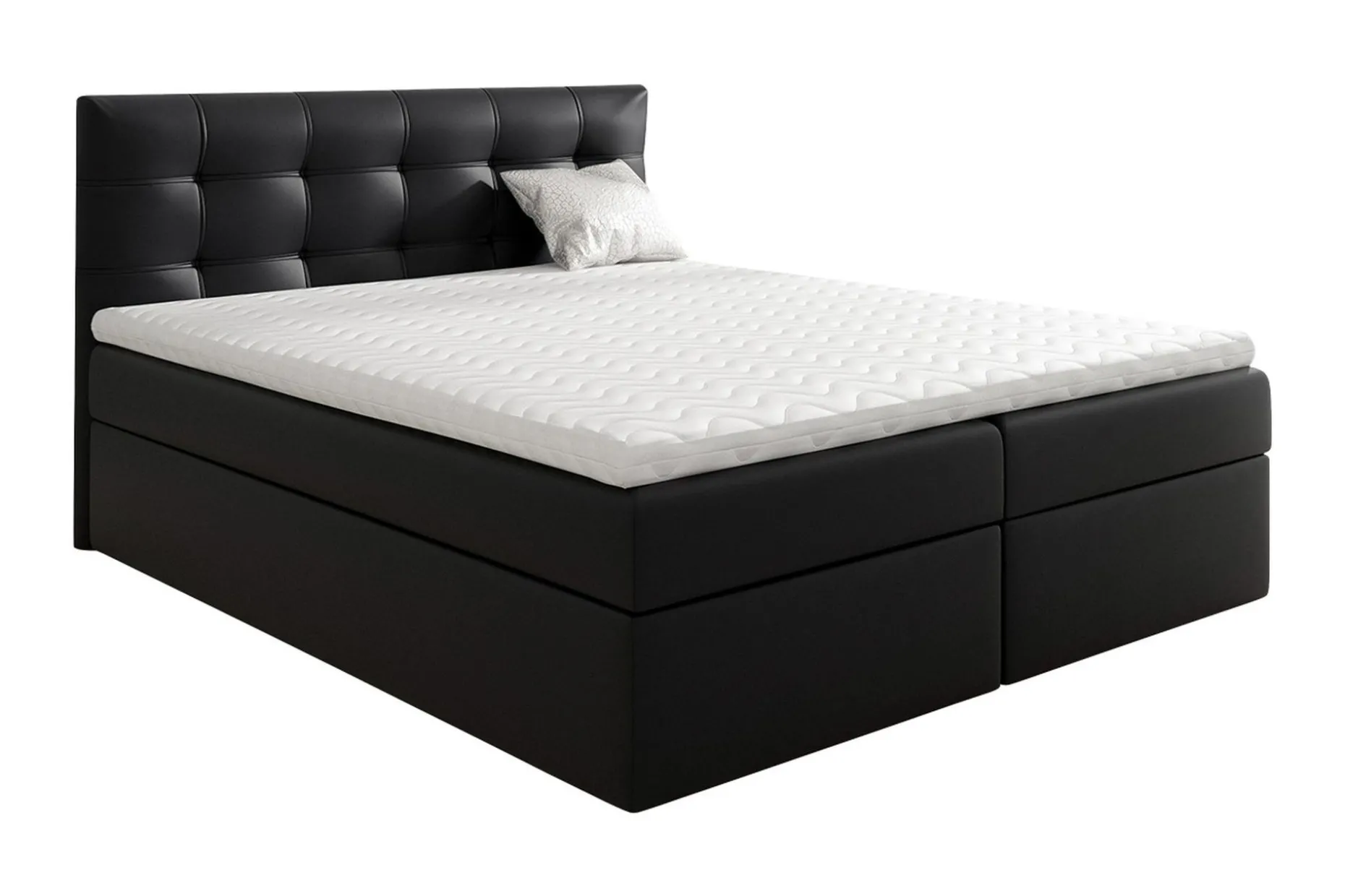 Skaftå Kontinentalsäng 120x200 Svart/Vit