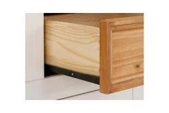 Skänk Selma 145x38x87 cm, Vit/Fläck/Vax