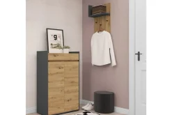 Skoförvaring Kosmo Antracit/Ek