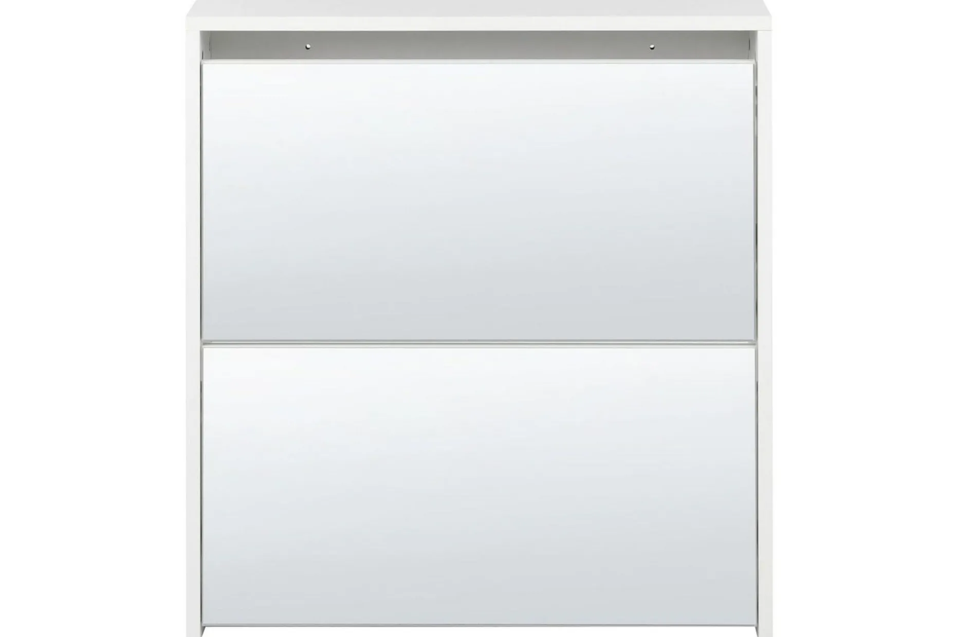 Skoskåp Midfield Vit, Silver, 63x17x67 cm