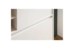 Skoskåp Wohnling med 2 utfällbara fack 1 dörr melaminbelagd mdf modern