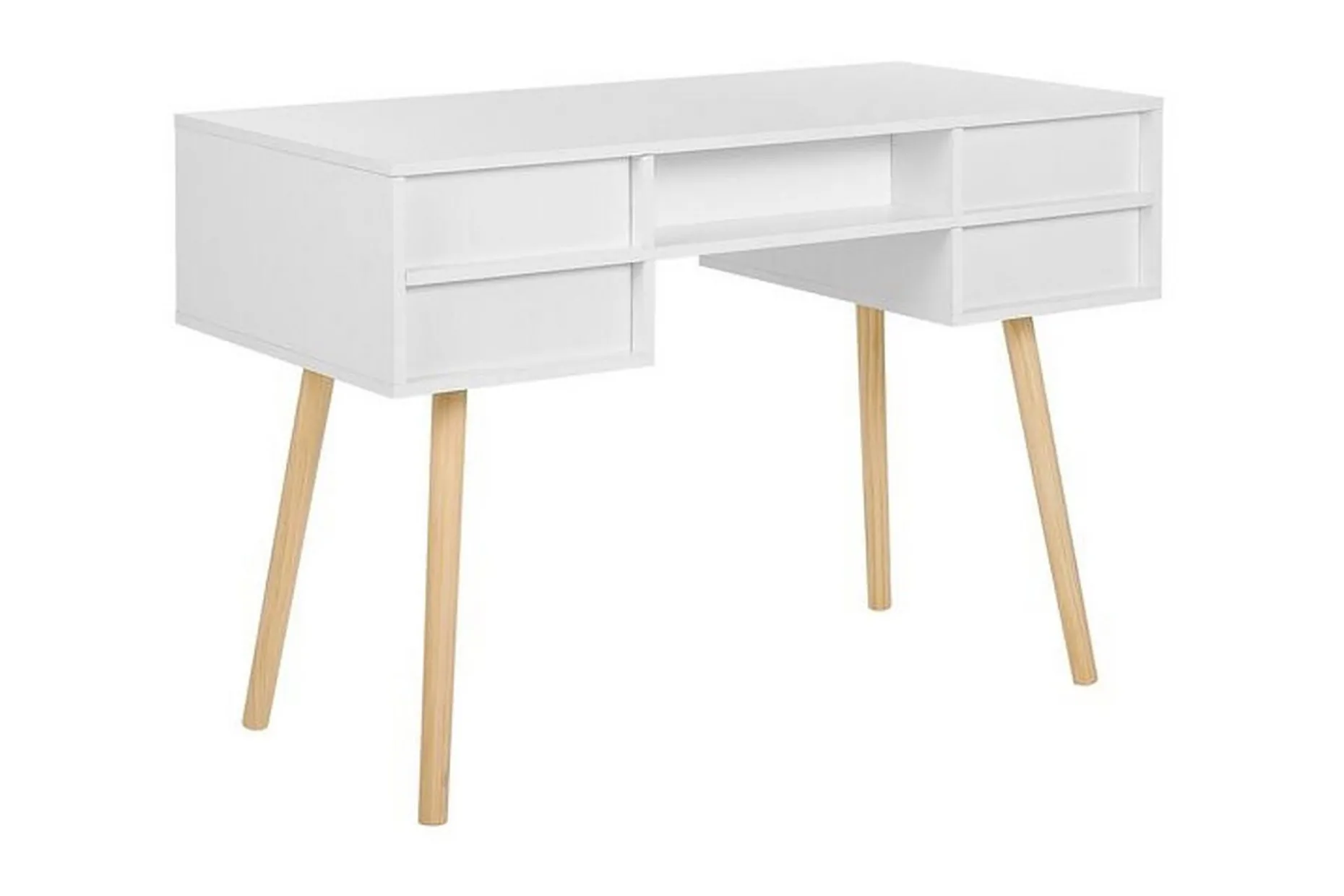 Skrivbord 110 x 55 cm vit LEVIN