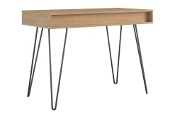 Skrivbord Concord 106 cm med Förvaring Låda Grå/Natur/Svart