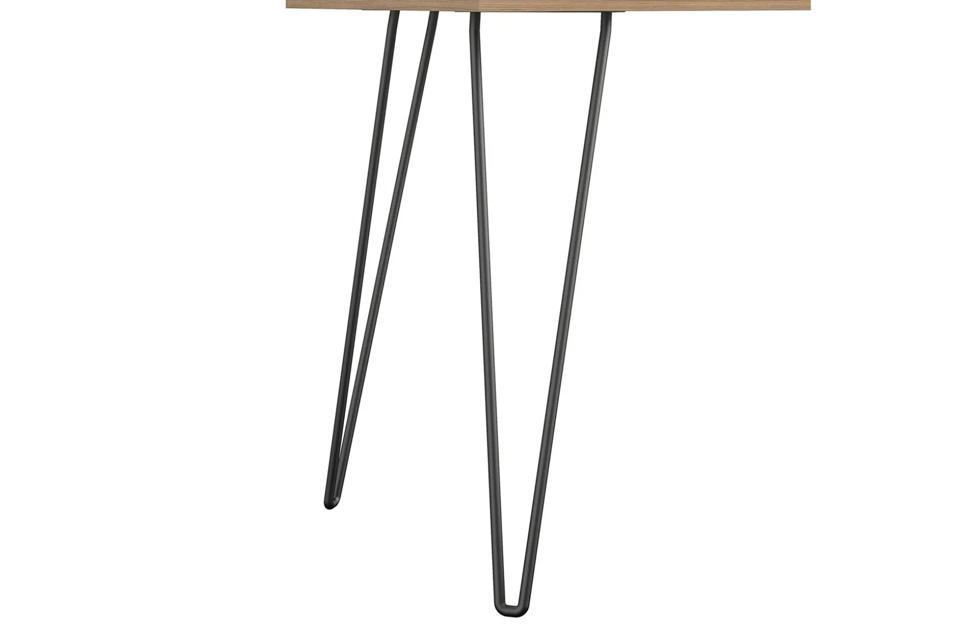 Skrivbord Concord 106 cm med Förvaring Låda Grå/Natur/Svart