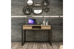 Skrivbord Shatz 115 cm med Förvaring Lådor + Hylla