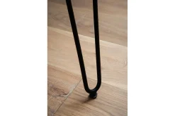 Skrivbord Wohnling Massivt trä 150 cm träd kant med hårnålben lantstil