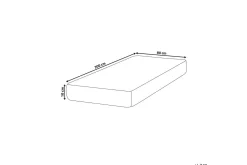 Skummadrass Precious 80x200 cm
