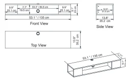 Skuteryd TV-bänk 135 cm
