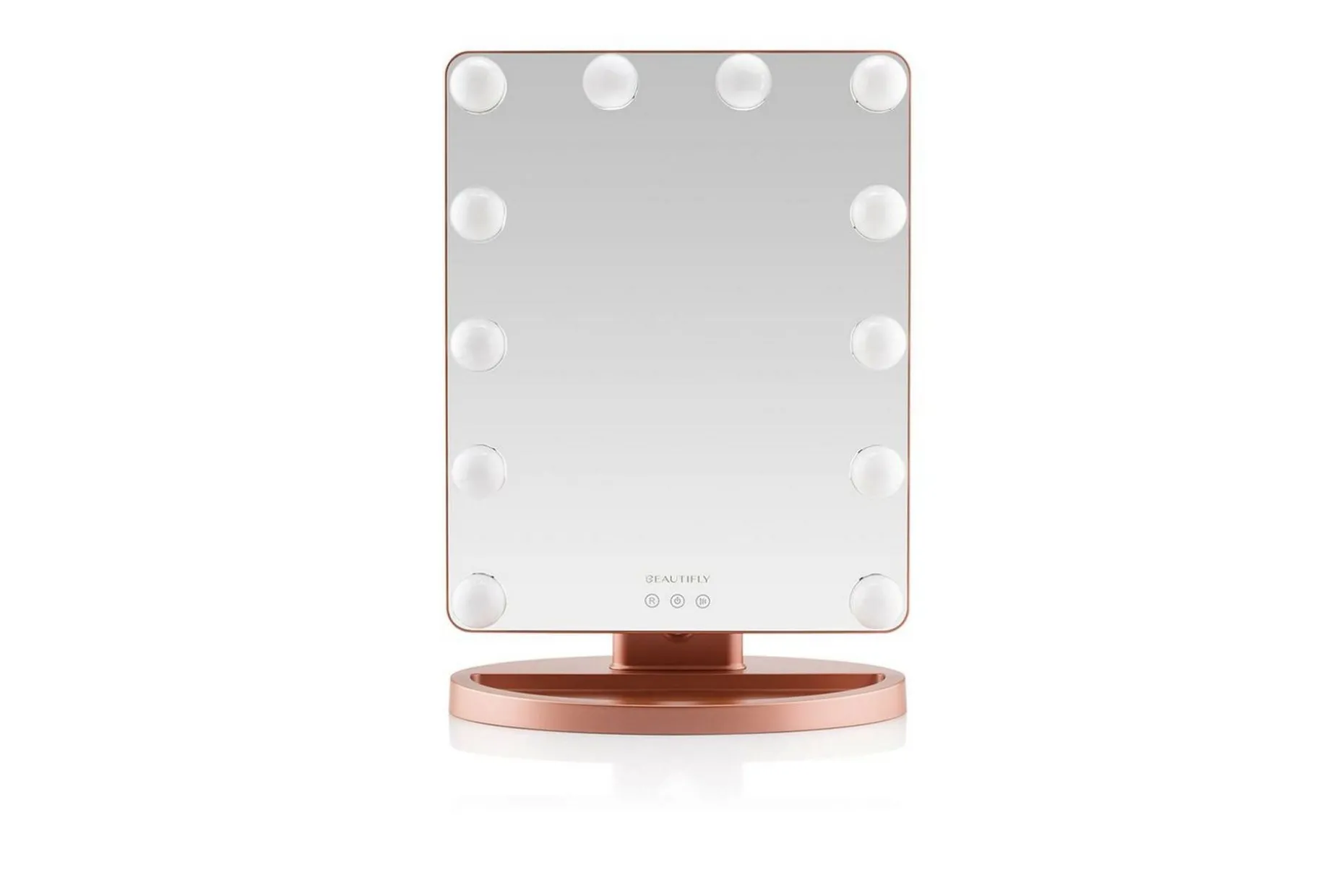 Sminkspegel Beautifly GamourVue med LED-belysning