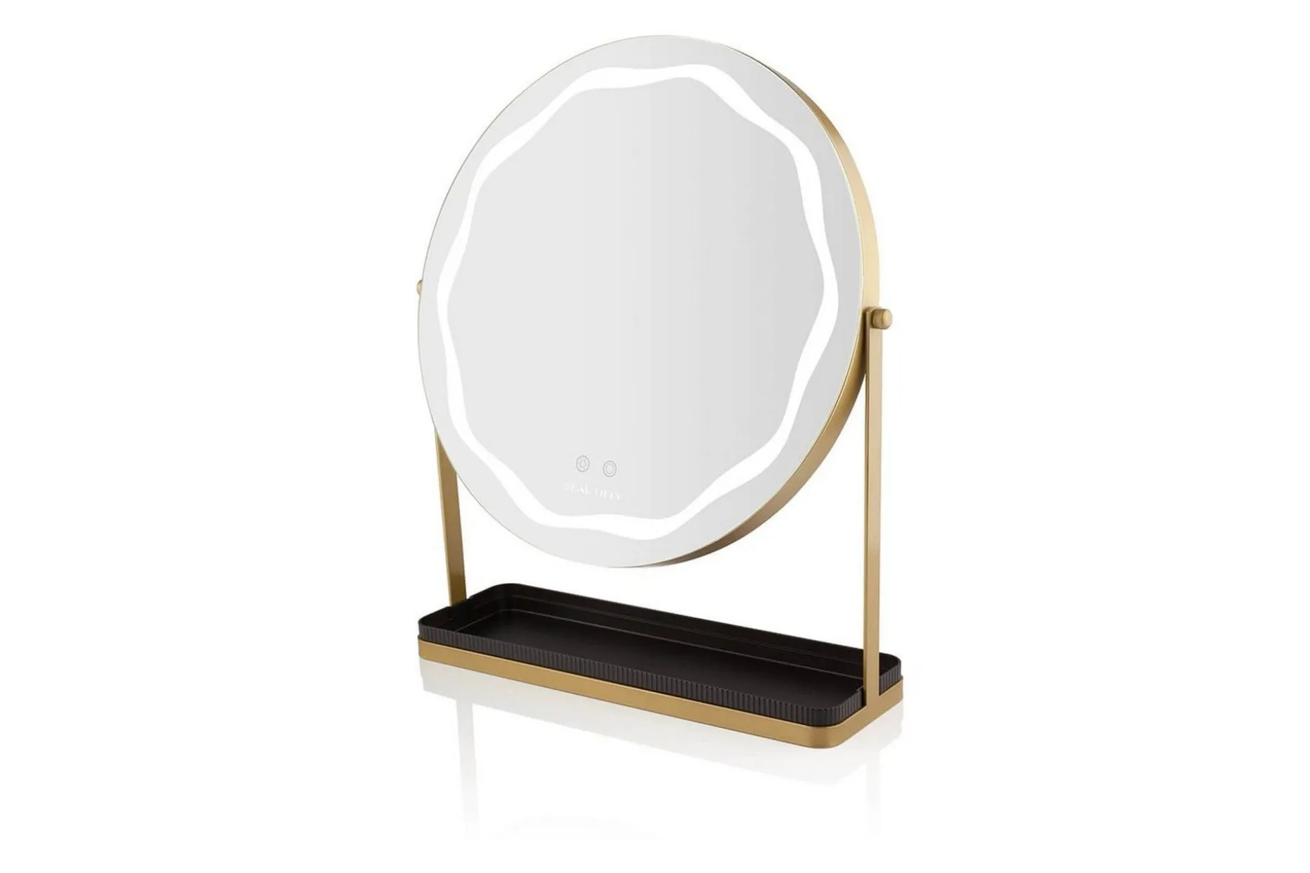 Sminkspegel Beautifly Rund med LED-belysning