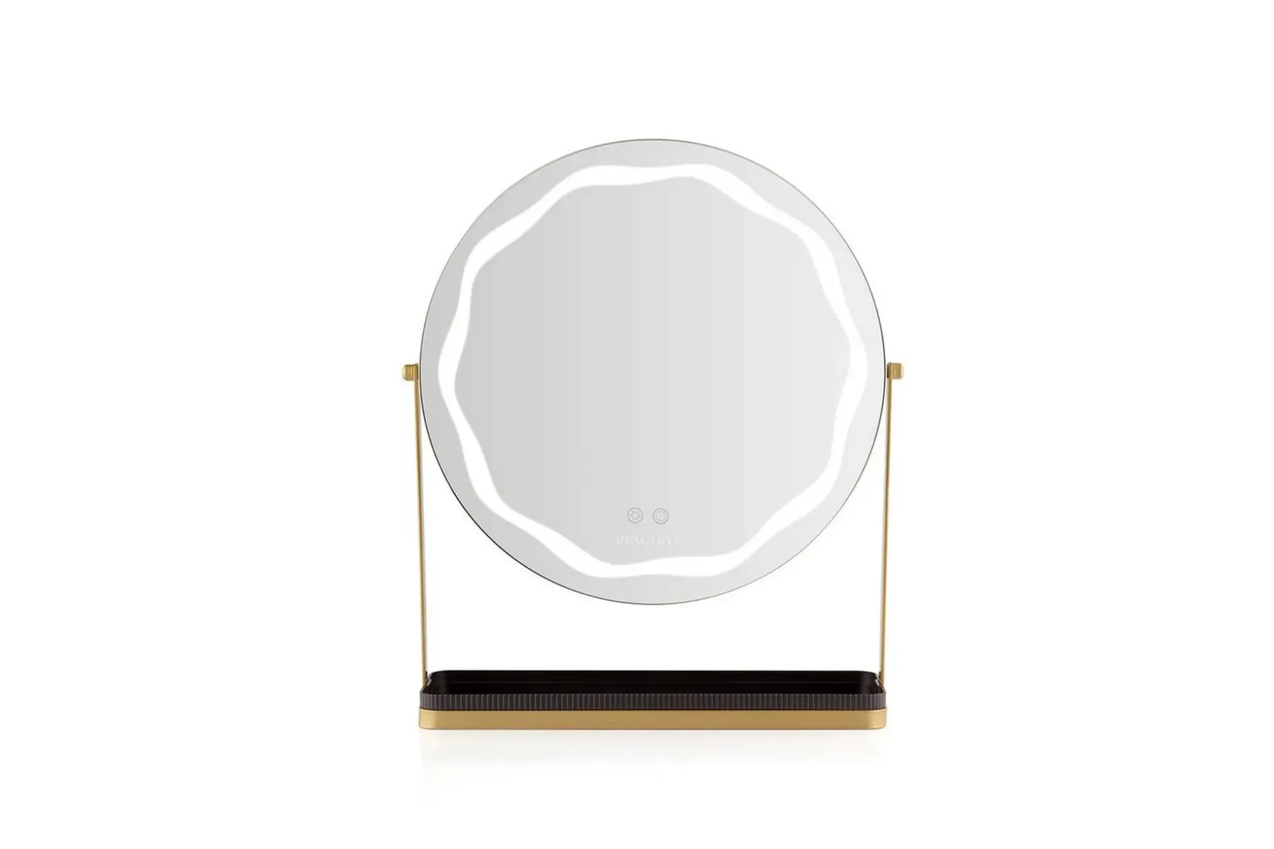Sminkspegel Beautifly Rund med LED-belysning