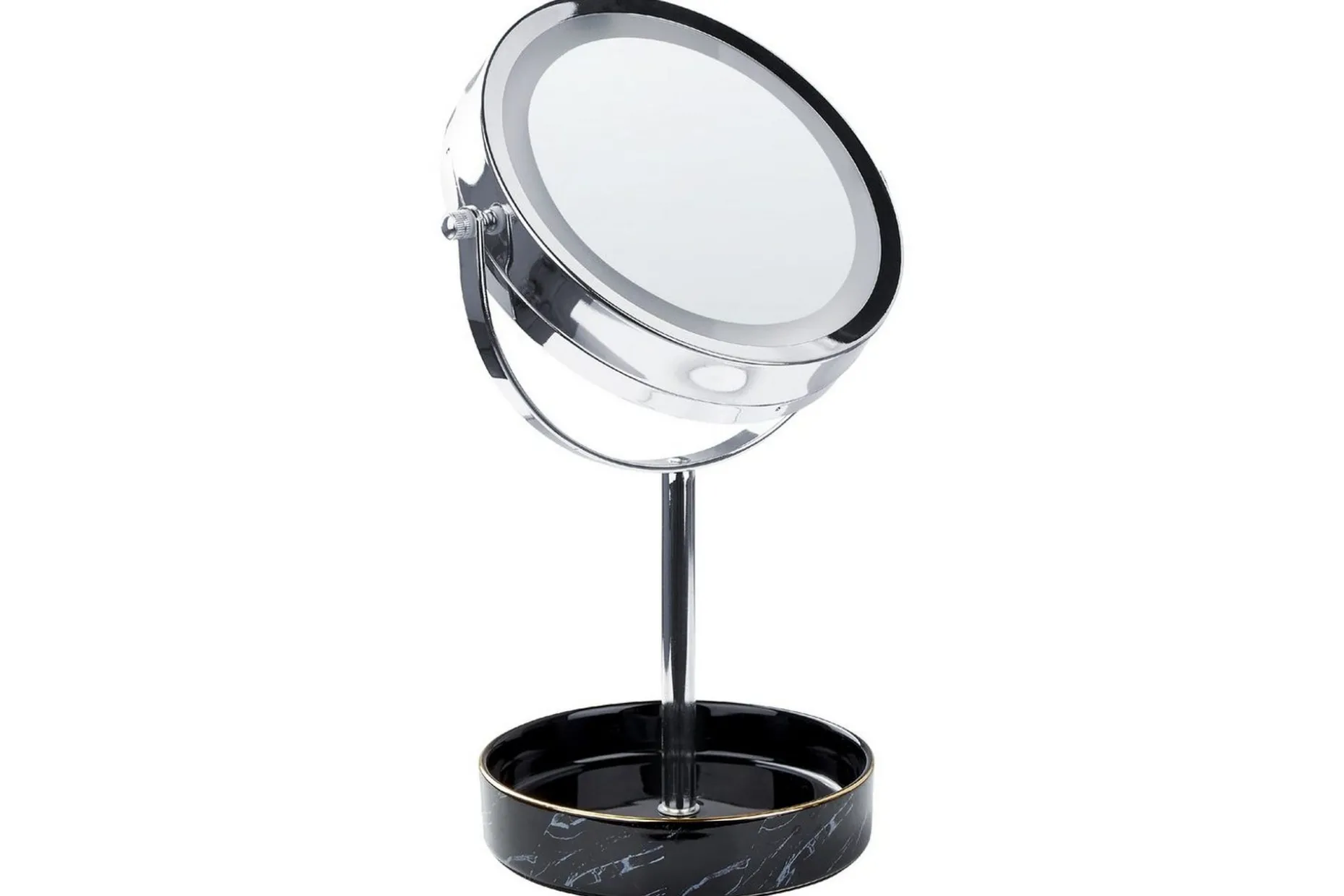 Sminkspegel Savoie Silver/Svart