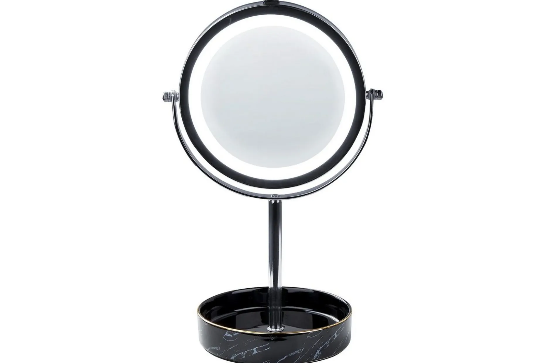 Sminkspegel Savoie Silver/Svart