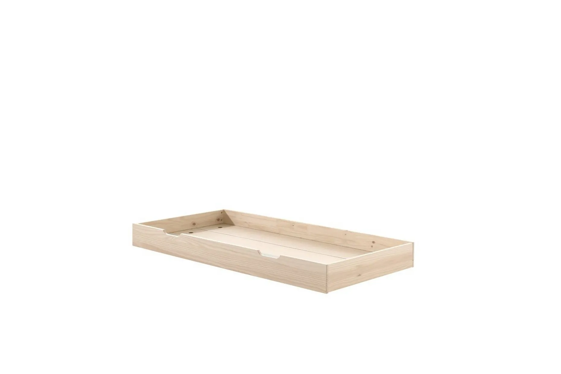 Säng Fritz med 1 Låda Naturlig