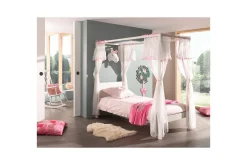 Säng med textil set Pino Amori