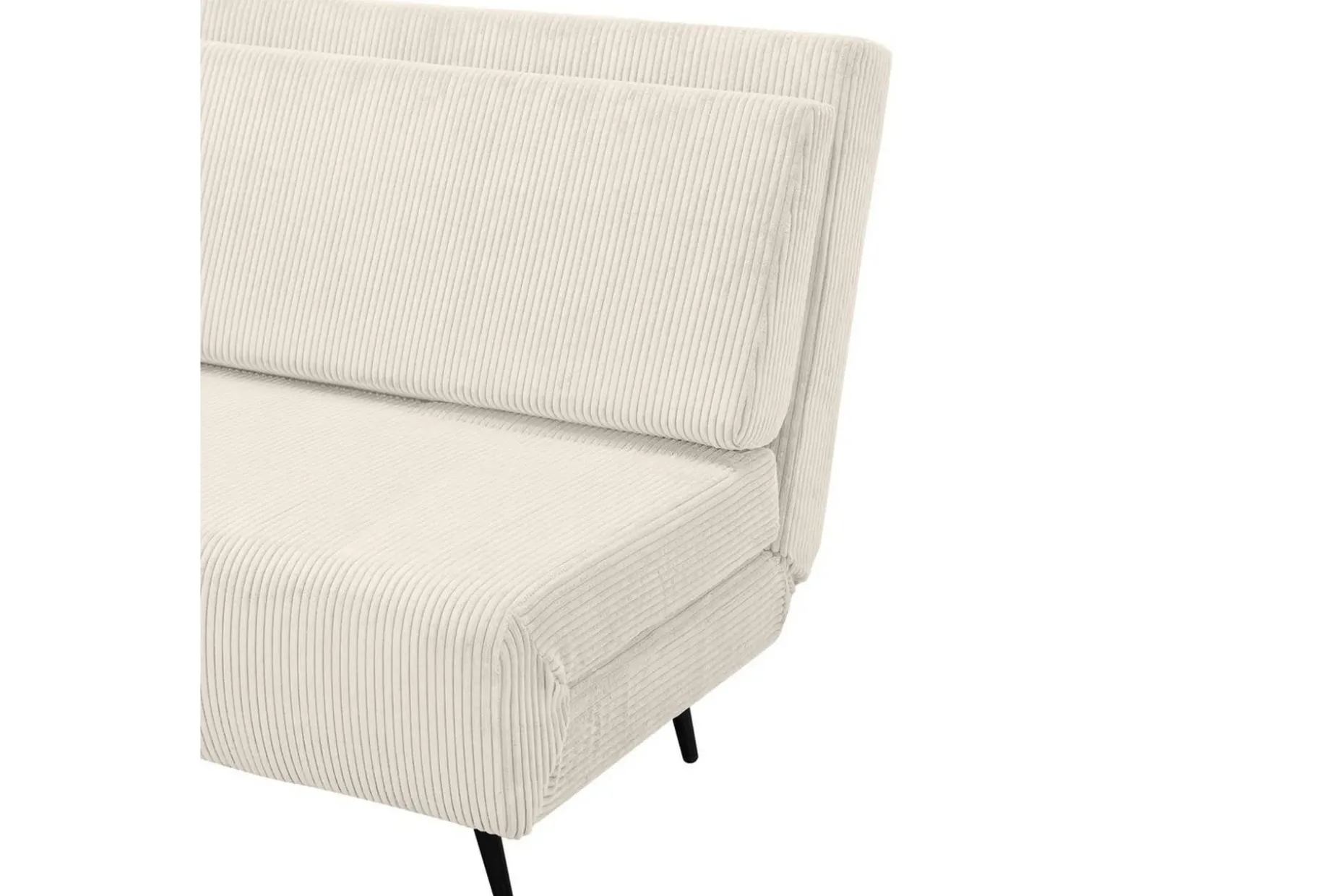 Sängsoffa Mallory Kräm, Manchester/Metall/Trä
