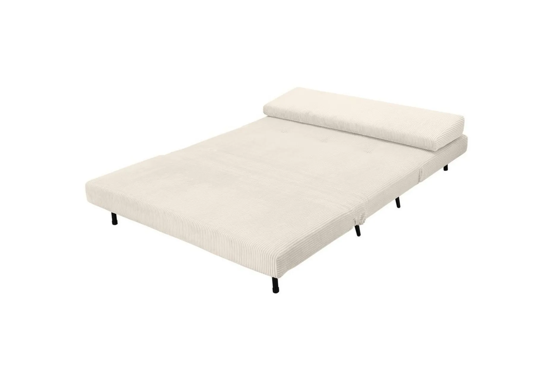 Sängsoffa Mallory Kräm, Manchester/Metall/Trä