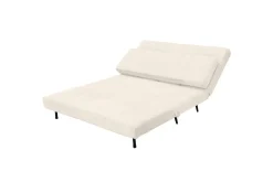 Sängsoffa Mallory Kräm, Manchester/Metall/Trä