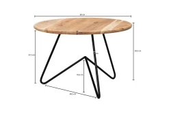 Soffbord Ariba 60 cm Runt