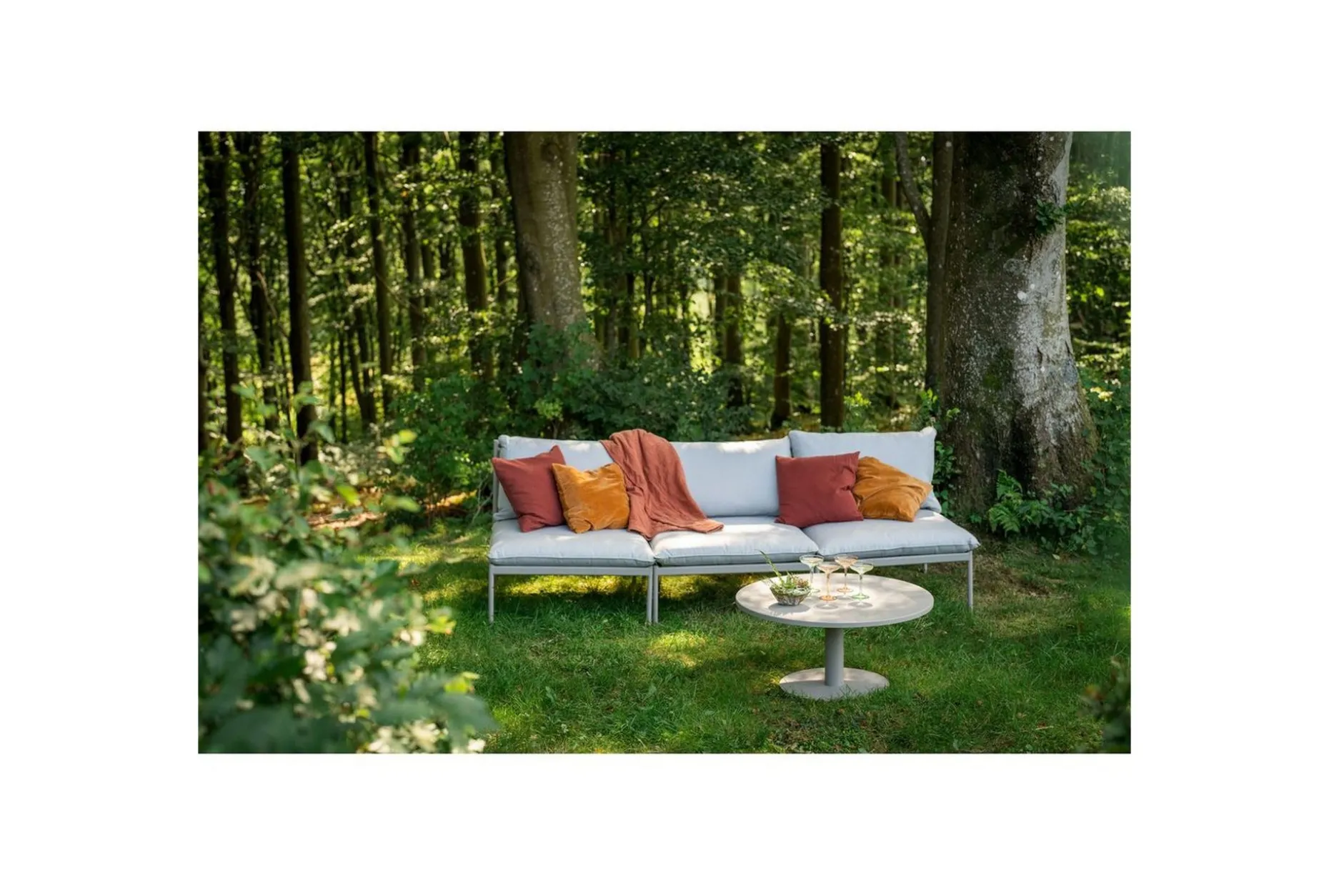Soffbord Utomhus Hillerstorp Näsby Ø80 cm Sand