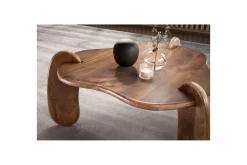 Soffbord Wohnling Massivt trä mango 78 cm organisk optik modern