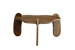 Soffbord Wohnling Massivt trä mango 78 cm organisk optik modern