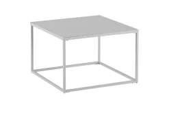 Soffbord Wohnling metall fyrkantig, modern stil Vit