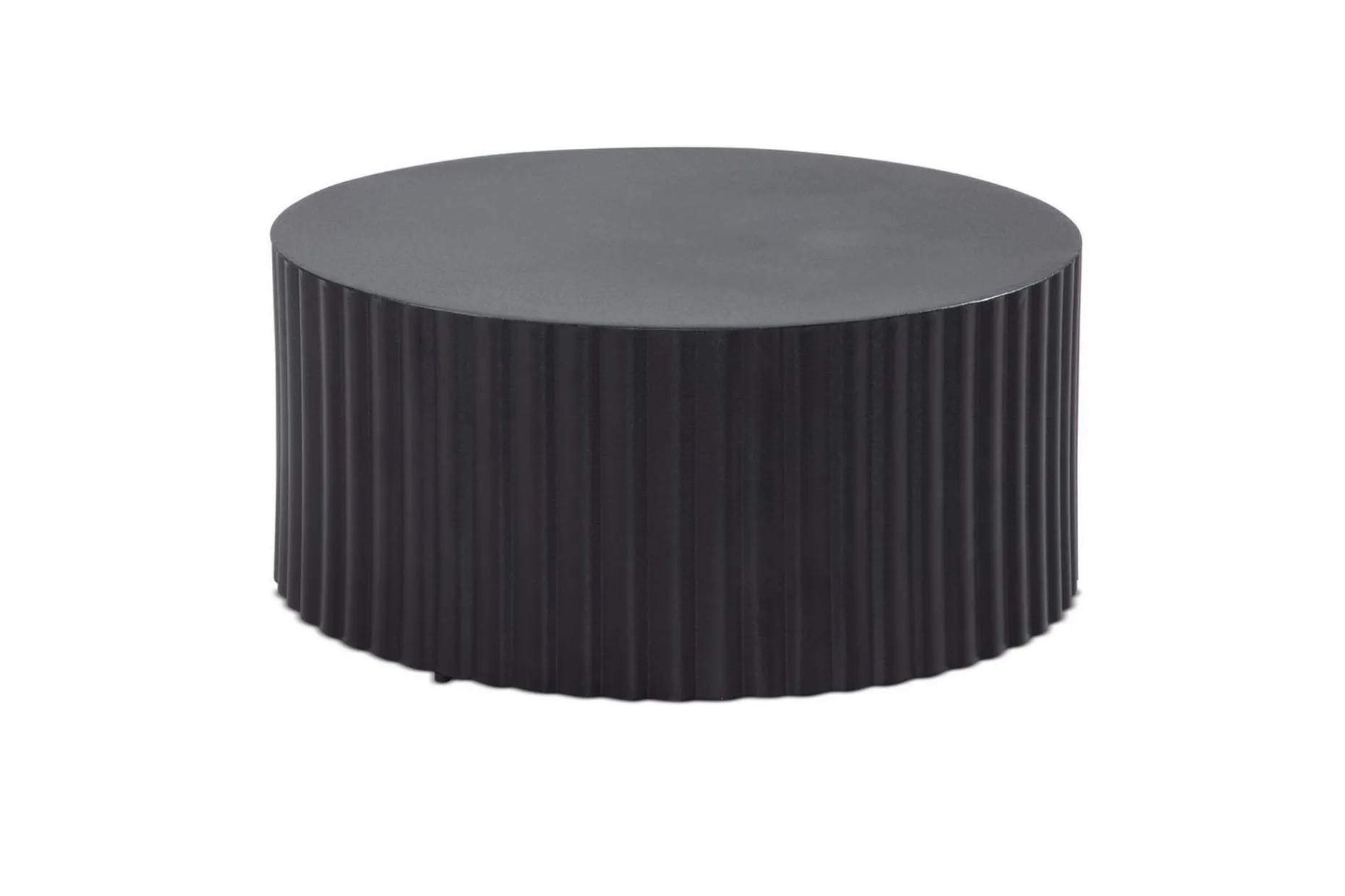 Soffbord Wohnling Rund 67 cm Metallremsor Optik Modern Look