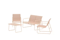 Soffgrupp Scopello 2-sits Soffa + 2 Fåtöljer med bord Utomhus
