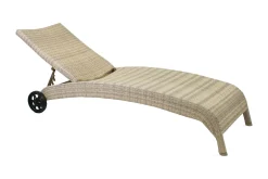 Solstol WICKER 73x196x99cm färg: beige