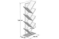 Spearin Bokhylla 46 cm