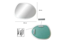 Spegel Lepinas Transparent