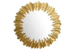 Spegel Wohnling Fjädrar metallram rund 68 cm modern