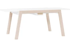 Spot Förlängningsbart Matbord Trä/Natur/Vit