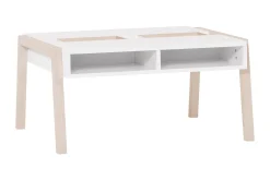Spot Soffbord 87 cm med Förvaring Natur/Vit