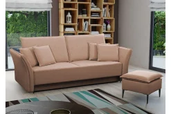 Staffin 3-sits Bäddsoffa Pink/Beige