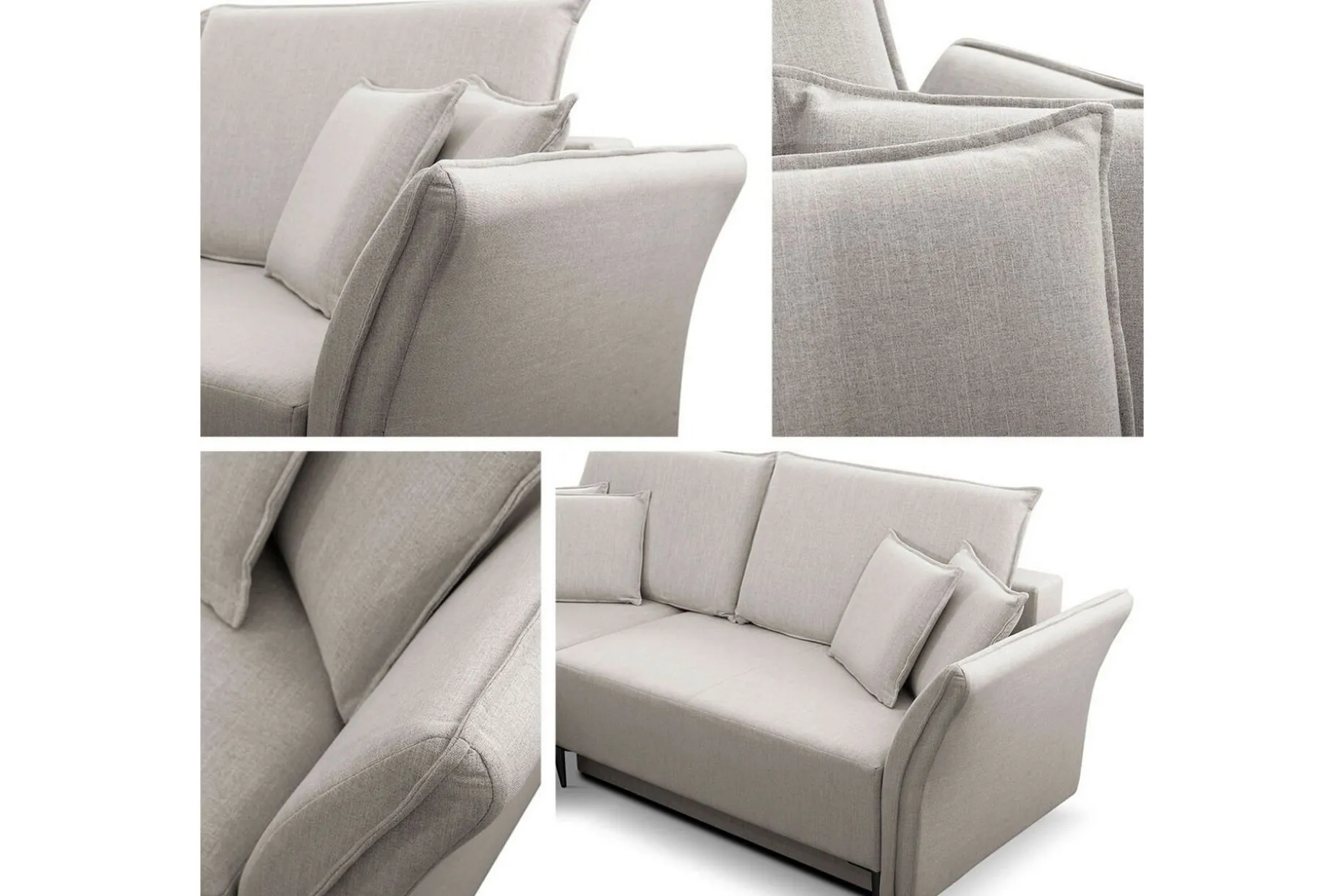 Staffin 3-sits Hörnbäddsoffa Light green/Green/Mint