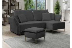 Staffin 3-sits Hörnbäddsoffa Dark grey